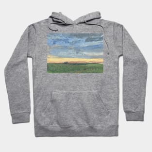 Simple Impressionism Oil on Canvas Hoodie